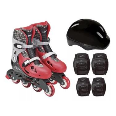 Imagem de Patins Infantil Ajustáveis 37 a 40 Hot Wheels Fun