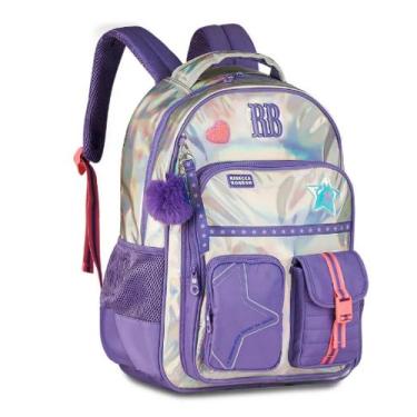 Imagem de Mochila de Costas Holográfica Shine 19" RB27020 Rebecca Bonbon - Clio 
