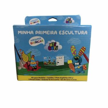 Imagem de Kit Massinha Minha Primeira Escultura  15 Peças - UTIGUTI