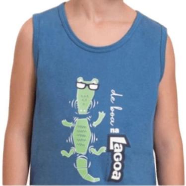 Imagem de Pijama Regata Infantil Lua Encantada - 12050014 LUA, Azul, 2