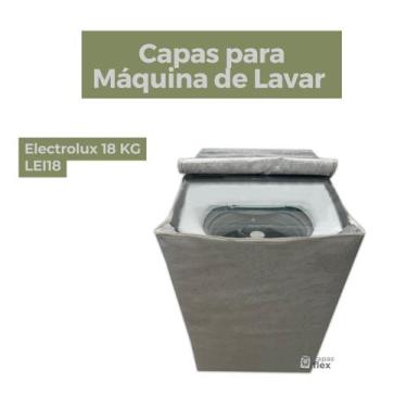 Imagem de Capa lavadora electrolux 18kg lei18 impermeável flex - Capas Flex, CIN