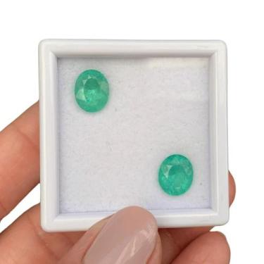 Imagem de Esmeralda Oval Par 4,32ct - ENE2ESE