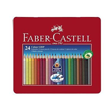 Imagem de Faber-Castell Lata de 24 lápis de cor Grip 2001