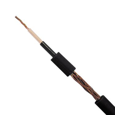 Imagem de Cabo de Guitarra 902010 para Instrumentos Musicais e Áudio 0,20MM Rolo 100M Diâmetro 6,00MM Preto Tiaflex