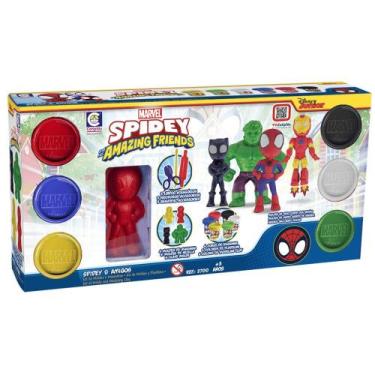 Imagem de Kit Massinha de Modelar Spidey e Amigos - Cotiplas