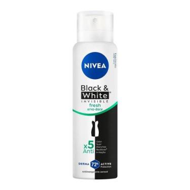 Imagem de Desodorante Nivea Aerosol Feminino Invisible Black White Fresh 150ml