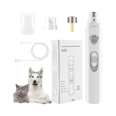 Imagem de Cortador De Unhas Elétrico USB Recarregável Para Cães, Aparador De Unh
