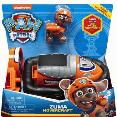 Imagem de Barco Aerodeslizador 2721 com Figura Zuma Patrulha Canina Amarelo Sunny Brinquedos