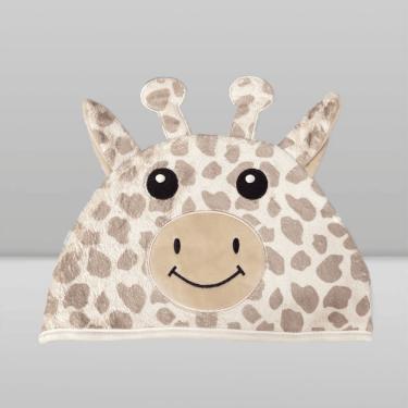 Imagem de Toalha de Banho Baby com Capuz Girafa - Laço Bebê