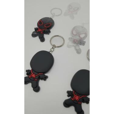 Imagem de Chaveiro Figura Herói Preto 10un Lembrancinha - Congratulations Store