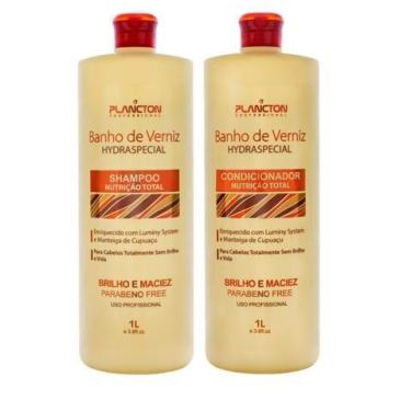Imagem de Plancton - Kit Banho de Verniz Shampoo + Condicionador 1L