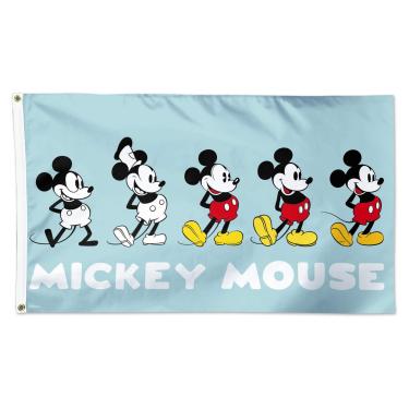 Imagem de WinCraft Bandeira de evolução do Mickey Mouse da Disney - 9,5 x 1,2 m, multicolorido