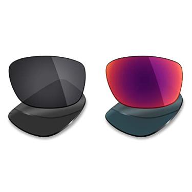 Imagem de 2 pares de lentes polarizadas de substituição da Mryok para óculos de sol Oakley Ten X – Opções