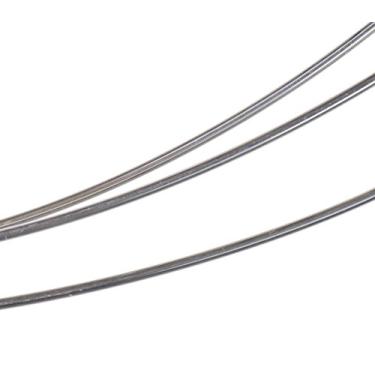 Imagem de UGems fio de solda prata calibre 20 0,032 polegadas Densidades de assento de 1,2 m, g-2797, Prata, HARD