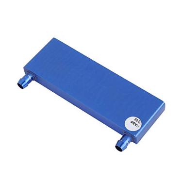 Imagem de Bloco de resfriamento de água de alumínio, CPU Waterblock de dissipador de calor para computador PC CPU Graphics Radiador Heatsink 40 * 120 mm Azul