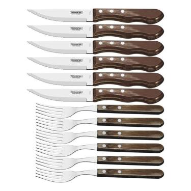 Imagem de Jogo de talheres para churrasco 12 peças Tramontina