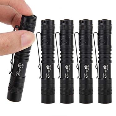 Imagem de Lanterna de bolso de tamanho ULTRAFIRE, mini lanterna UF-3AS, 70 lúmens máximos, 5 peças (apenas lanterna)