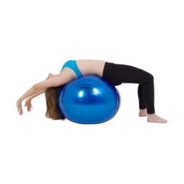 Imagem de Bola De Pilates 65 Cm Azul C/Bomba Supermedy