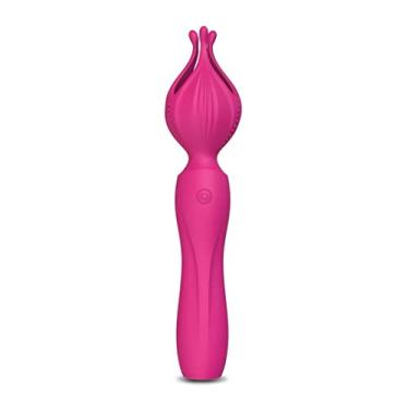 Imagem de Vibrador Feminino Poderoso Estimulador Sexual 10 Velocidades Recarregável Varinha Mágica Massageador Erótico Brinquedos Sexuais Zatla (Rosa)