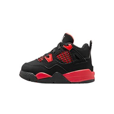Imagem de Toddler's Jordan 4 Retro Red Thunder Black/Multi-Color (BQ7670 016) - 8