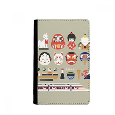Imagem de Porta-passaporte japonês local bem conhecido Notecase Burse capa carteira porta-cartão, Multicolor