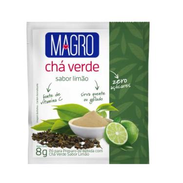 Imagem de Cha Verde Magro Sabor Limao Zero Acucares 8g