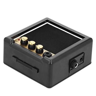 Imagem de Amplificador de Guitarra Portátil 9V 3W Mini Amplificador de Fone de Ouvido Pequeno Alto-falante Acessórios para Instrumentos Musicais