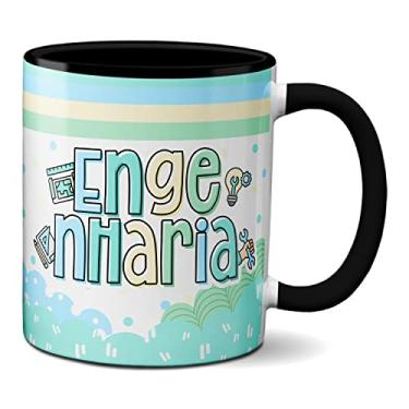 Imagem de Caneca Engenheiro Profissional Presente Engenharia (Preta)