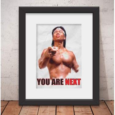 Imagem de Quadro Poster Filme Van Damme Vidro & Paspatur 46x56