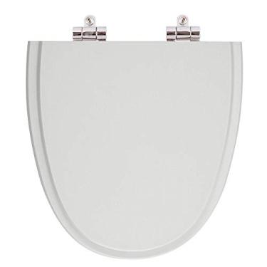 Imagem de Assento Sanitario Poliester com Amortecedor Aloha Cinza Prata para Vaso Celite