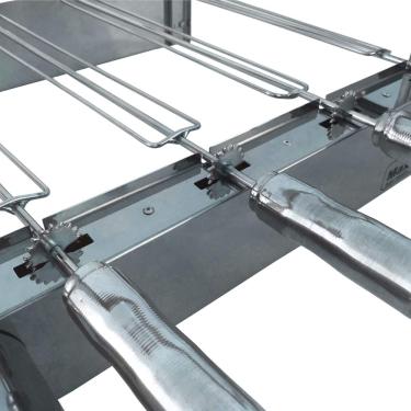 Imagem de Kit Giratório Max Grill 05 Espetos Para Churrasco 127V - Inox - Max Grill