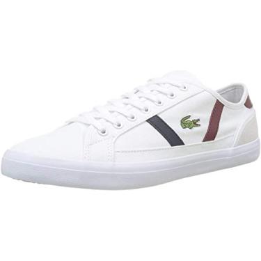 tenis lacoste vermelho masculino