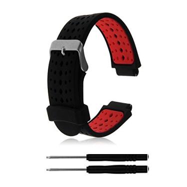 Imagem de Pulseira de relógio de substituição de silicone macio ZSZCXD para Garmin Forerunner 230/235 / 220/620 / 630/735 Smart Watch