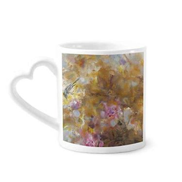 Imagem de Caneca de vidro para pintura a óleo de lótus XJJ de setembro, copo de coração de vidro