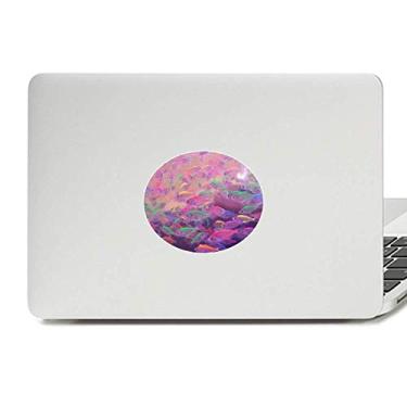 Imagem de Adesivo de notebook com emblema de vinil e imagem da natureza do peixe oceano