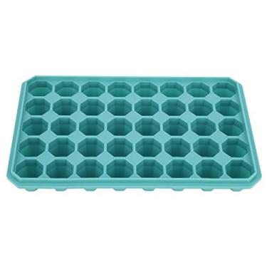 Imagem de Forma de gelo de silicone, máquina de gelo de silicone, 40 grades resistentes ao calor, sem sabor para pudim de sorvete (pátina)