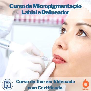 Imagem de Curso on-line em videoaula de Micropigmentação Labial e Delineador com Certificado