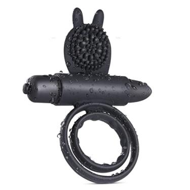 Imagem de Vibrador Anel Peniano Atraso Ejaculação Estimulador Clitóris Feminino Unissex Brinquedos Sexuais Para Casal