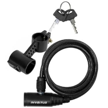Imagem de Cadeado C/ Chave P/ Bike Bicicleta GTSM1 Invictus 6x1000MM Loc 150-Unissex