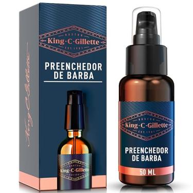 Imagem de KING C. GILLETTE, Preenchedor de Barba 50ml, Sérum para barba, cuidado da barba para Homens, produtos para barba, aumenta o volume