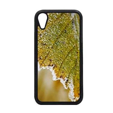 Imagem de Capa para iPhone XR com imagem de planta da Tender Leaf para proteção de telefone Apple