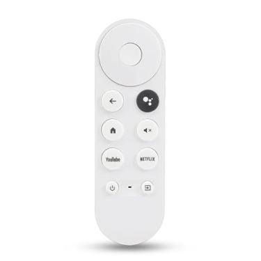 Imagem de Controle remoto de voz de substituição G9N9N para Google Chromecast 4K Snow Streaming Media Player GA01409-US GA01919-US GA01920-US GA01923-US GA02463-US GA02464-US (apenas controle remoto)