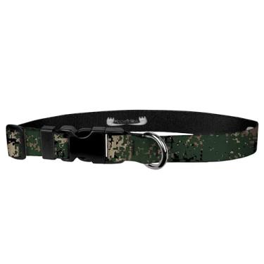 Imagem de Moose Pet Wear Coleira para cães – Coleiras para animais de estimação ajustáveis estampadas, feitas nos EUA – 2,5 cm de largura, grande, camuflagem Jarhead