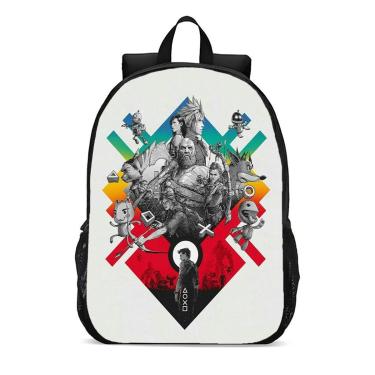 Imagem de Mochila Escolar Infanto Juvenil Jogos Novidades 0193-Unissex