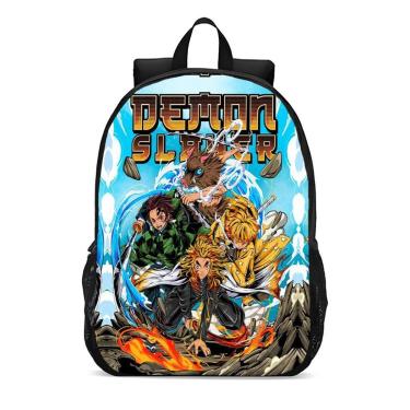Imagem de Mochila Escolar Infanto Juvenil Anime Demon Slayer Top Lançamento 0258-Unissex