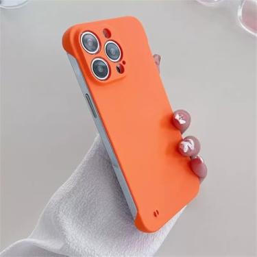 Imagem de Capa à prova de choque de cor sólida sem moldura para XIAOMI Mi 12 12T 12S 13 13T 11 14 Ultra 10 10T 11T Pro Poco F3 F4 F5 Pro Capa, laranja, para Poco F4