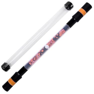 Imagem de 1 peça - Núcleo de caneta vermelha e azul de 0,7 mm, capaz de escrever, caneta rotativa colorida para estudantes - laranja vitalidade