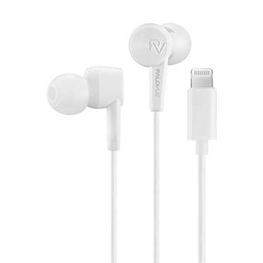 Imagem de PALOVUE Fones de ouvido Lightning compatíveis com iPhone 14 13 12 11 Pro Max X XS Max XR 8 Plus 7 Plus MFi Certificado com controlador de microfone SweetFlow Branco