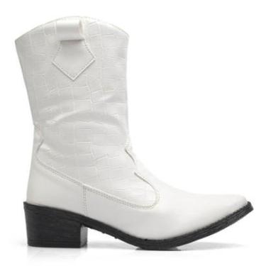 Imagem de Bota Feminina Country Texana Cano Longo Salto Baixo NL427-Feminino