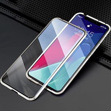 Imagem de Capa de adsorção de metal magnético para Samsung Galaxy S21 S20 Ultra Plus A10S A20S A12 A31 A81 A91 A91 A41 A50 A70 A51 A71 A11 A21S Capa de telefone, tira, M20